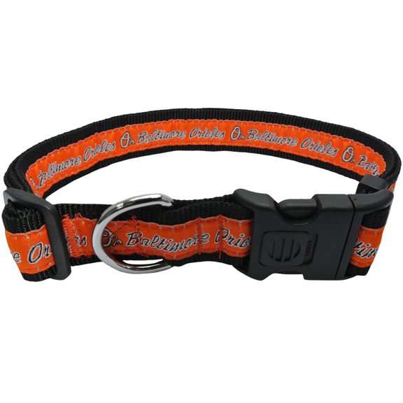 Pets First MLB Baltimore Orioles Dogs and Cats Collar - Heavy-Duty, Durable & Adjustable - Extra Large