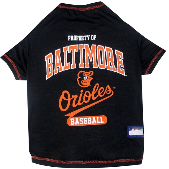 Pets First MLB Baltimore Orioles Tee Shirt for Dogs & Cats. Officially Licensed - Extra Small