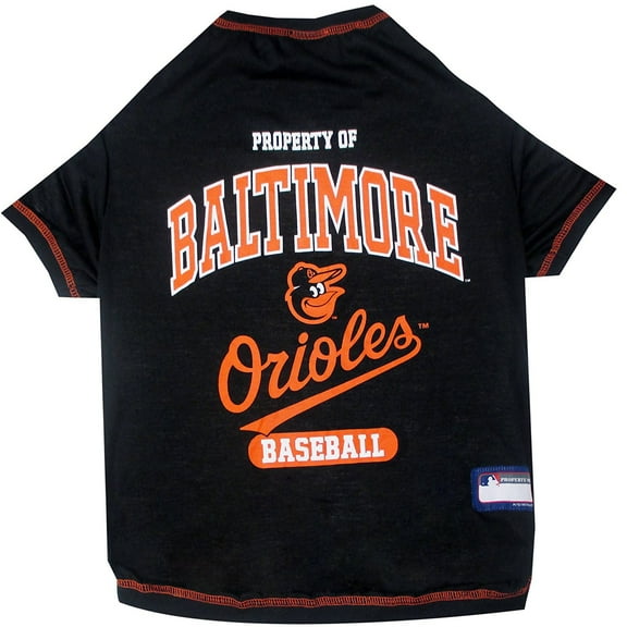 Pets First MLB Baltimore Orioles Tee Shirt for Dogs & Cats. Officially Licensed - Medium
