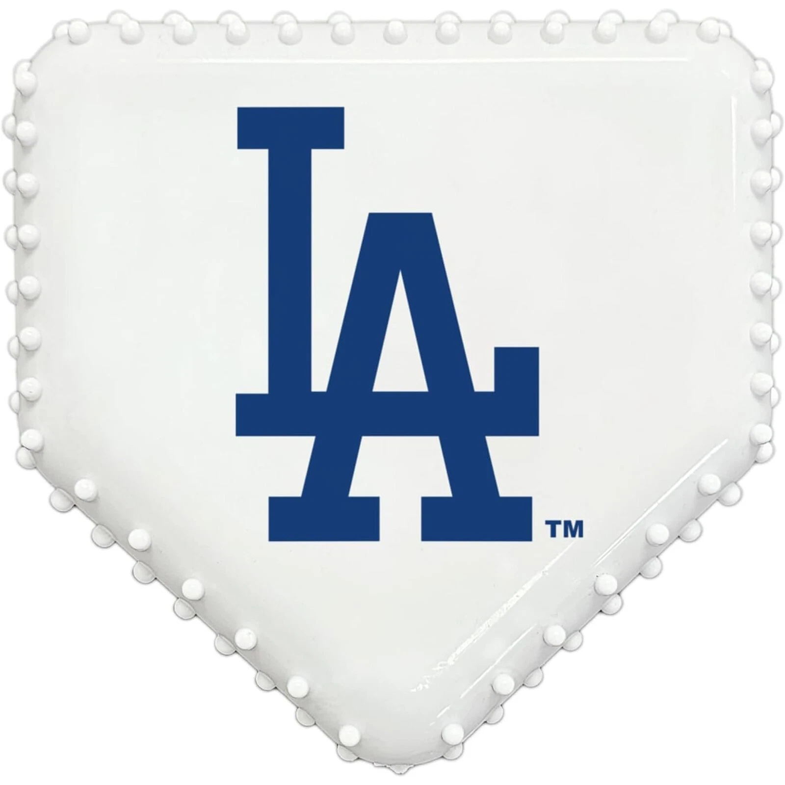 Pets First MLB Baseball Home Plate Dog Chew Toys for Aggressive Chewers