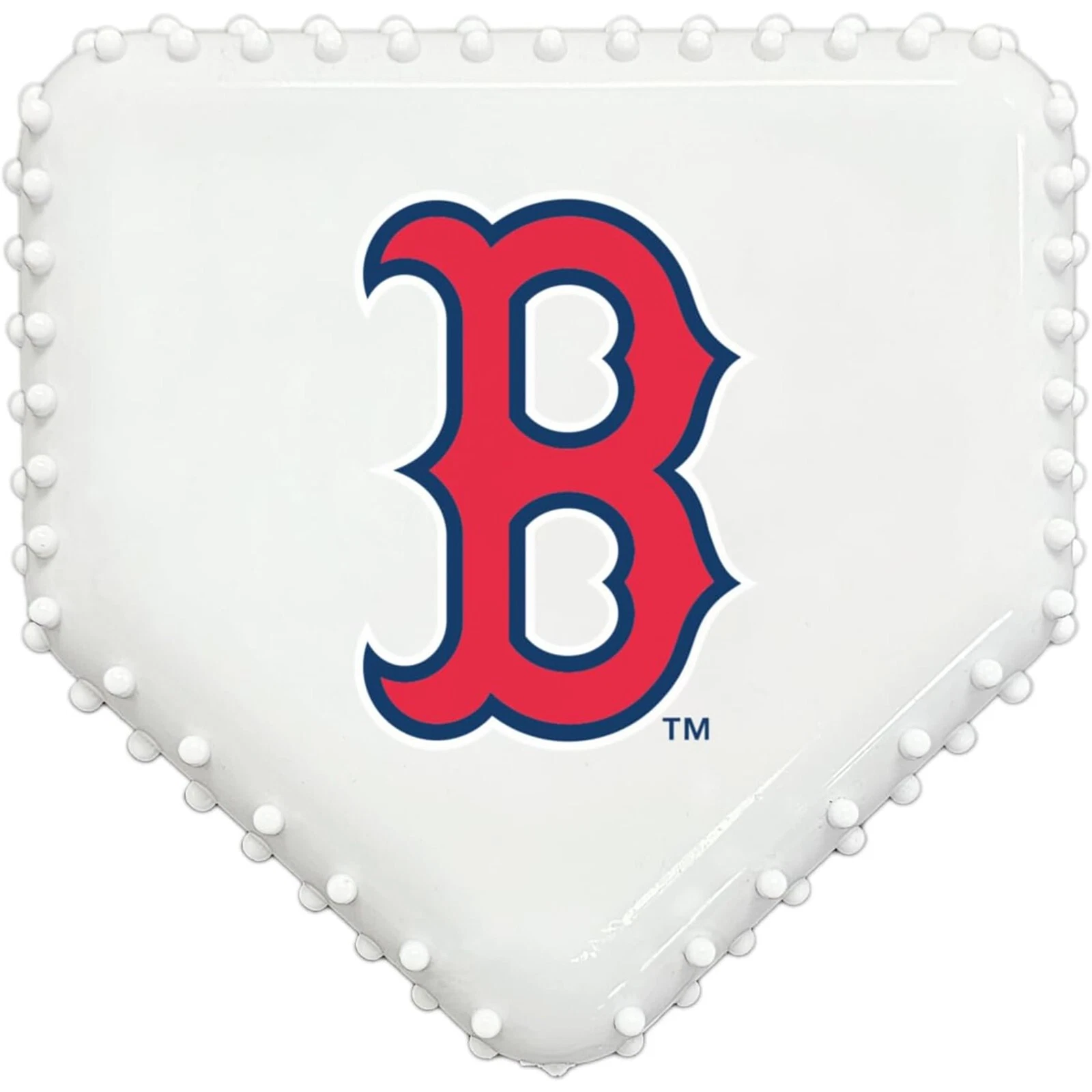 Pets First MLB Baseball Home Plate Dog Chew Toys for Aggressive Chewers