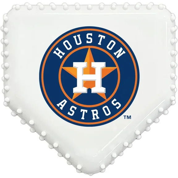 Pets First MLB Baseball Home Plate Dog Chew Toys for Aggressive Chewers