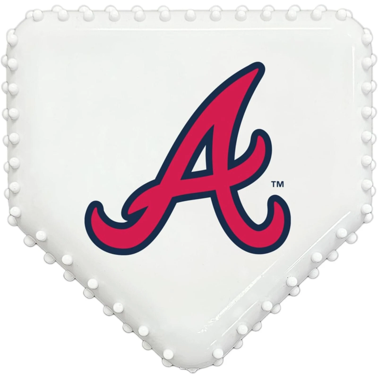 Pets First MLB Baseball Home Plate Dog Chew Toys for Aggressive Chewers
