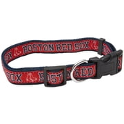 Pets First MLB Boston Red Sox Dogs and Cats Collar - Heavy-Duty, Durable & Adjustable - Large