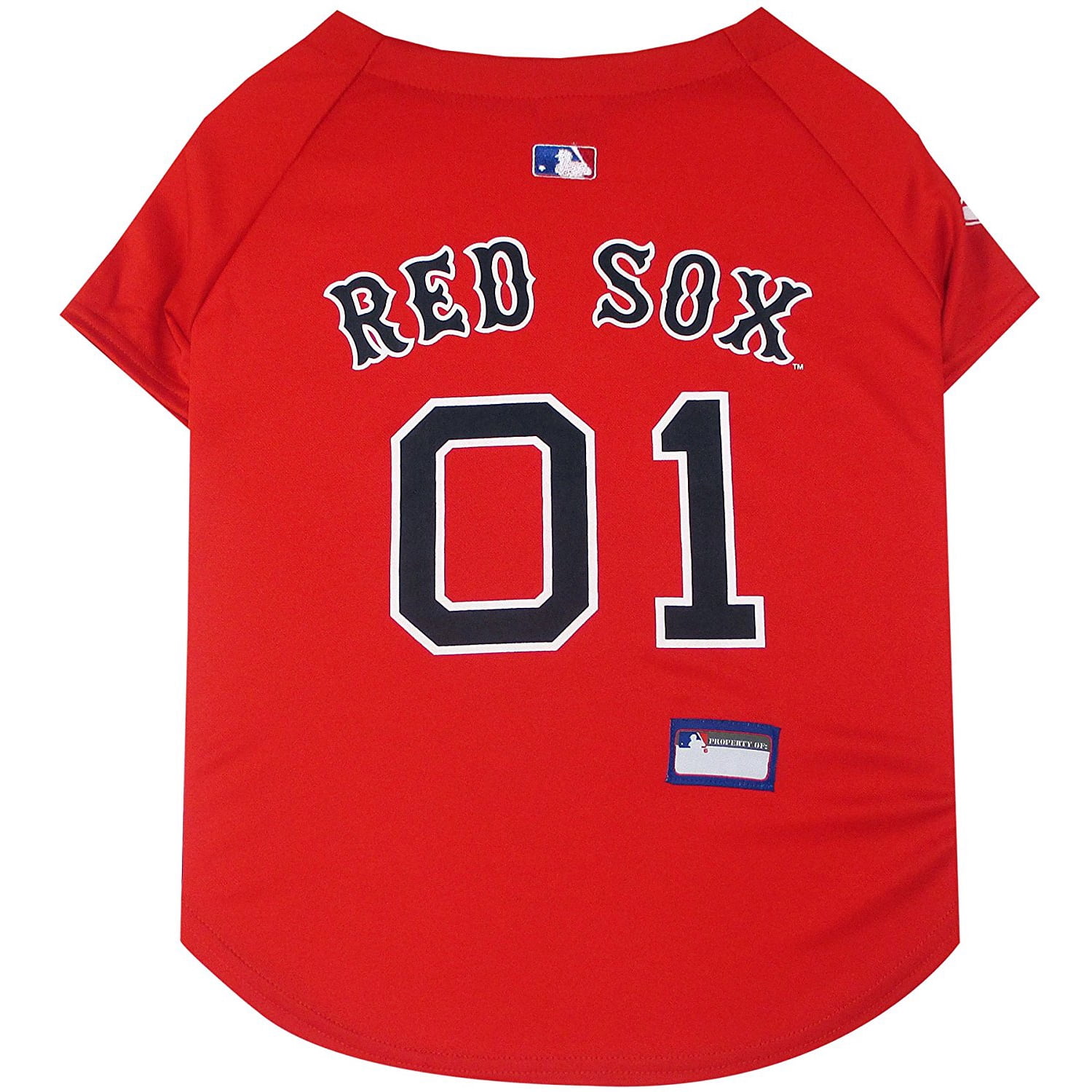 Pets First MLB Boston Red Sox Mesh Jersey for Dogs and Cats - Licensed Soft Poly-Cotton Sports Jersey - XX-Large