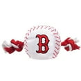 thumbnail image 1 of Pets First MLB Boston Red Sox Nylon Baseball Rope Tug Toy, MLB Licensed, Heavy Duty and Durable Toy, 1 of 2