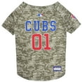 thumbnail image 1 of Pets First MLB Chicago Cubs Camouflage Jersey For Dogs, Pet Shirt For Hunting, Hosting a Party, or Showing off your Sports Team, Medium, 1 of 4