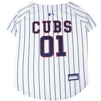 Pets First MLB Chicago Cubs Mesh Jersey for Dogs and Cats - Licensed Soft Poly-Cotton Sports Jersey - Medium
