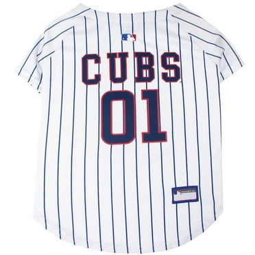 Pets First MLB Chicago Cubs Mesh Jersey for Dogs and Cats - Licensed Soft Poly-Cotton Sports Jersey - Medium