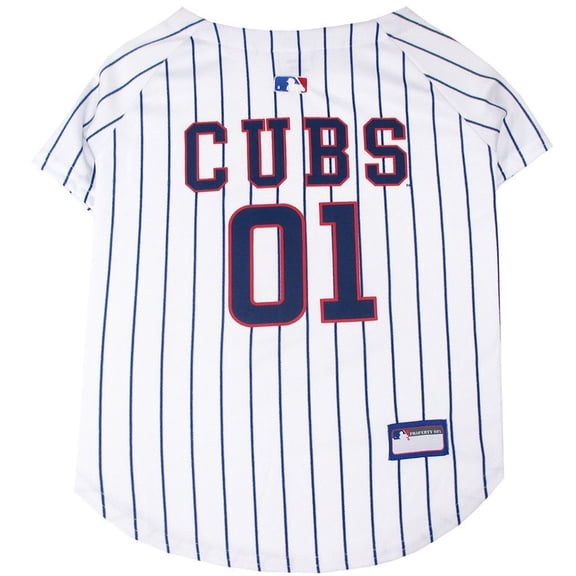 Pets First MLB Chicago Cubs Mesh Jersey for Dogs and Cats - Licensed Soft Poly-Cotton Sports Jersey - Small
