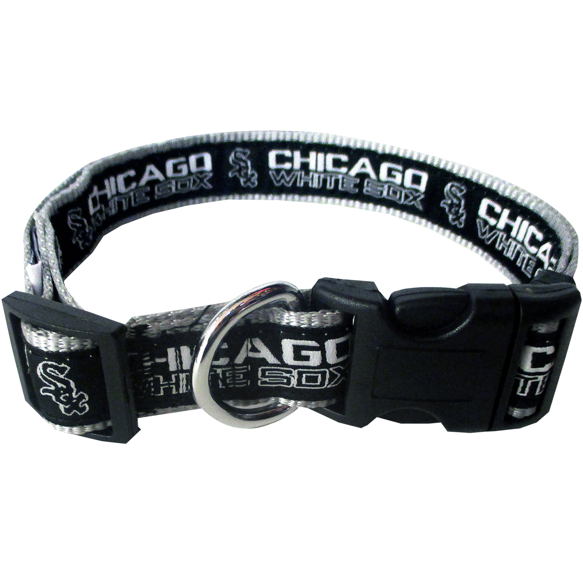 Pets First MLB Chicago White Sox Dogs and Cats Collar - Heavy-Duty, Durable & Adjustable - Large