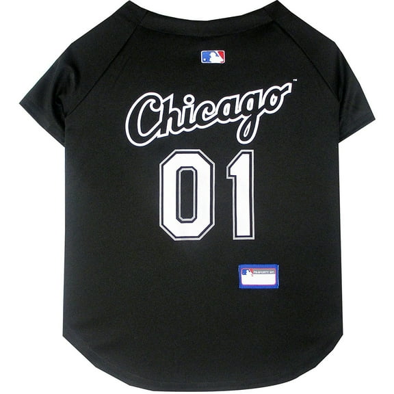 Pets First MLB Chicago White Sox Mesh Jersey for Dogs and Cats - Licensed Soft Poly-Cotton Sports Jersey - Small