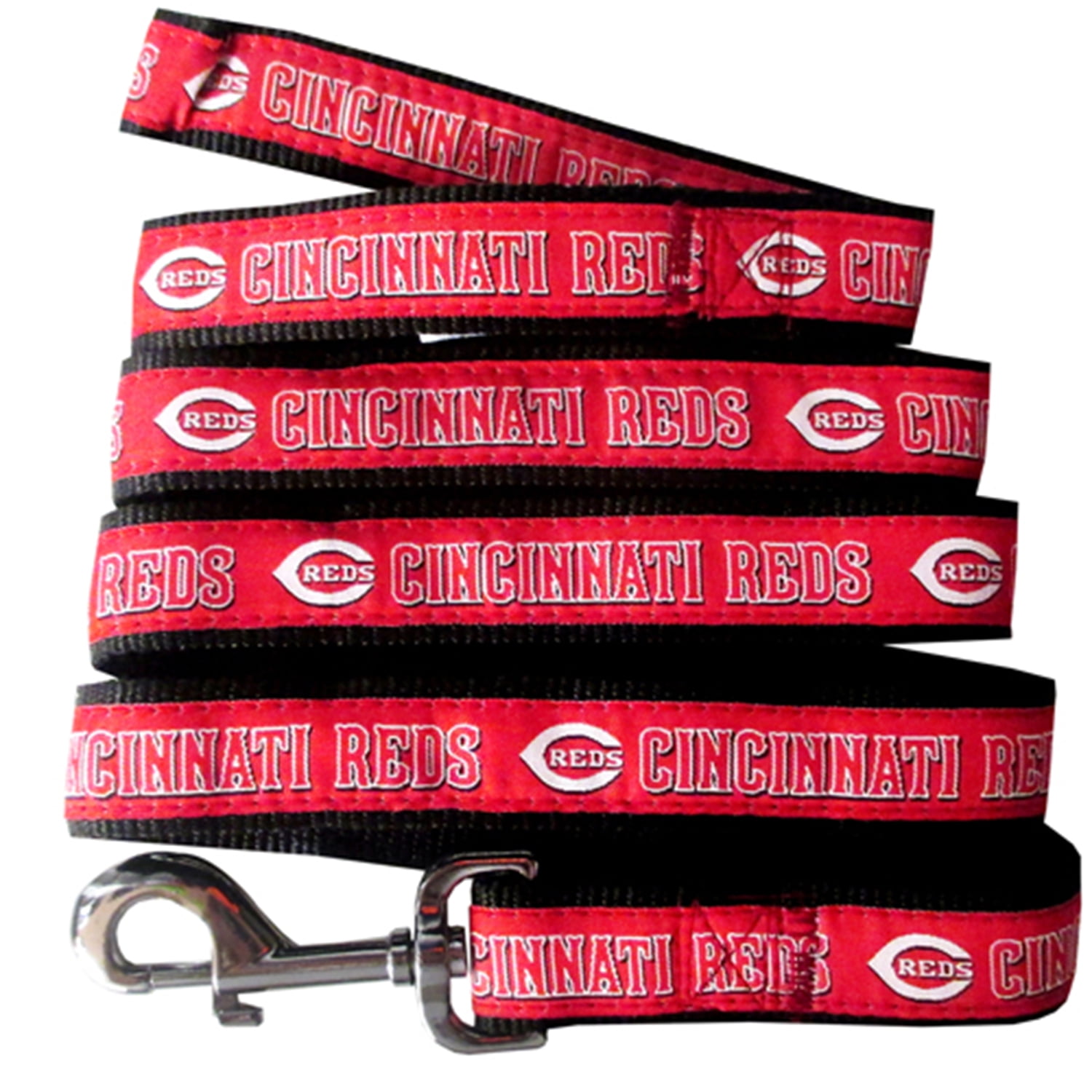 Pets First MLB Cincinnati Reds Cats and Dogs Durable Pet Leash, Large