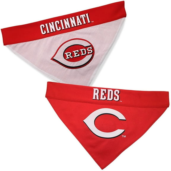 Pets First MLB Cincinnati Reds Reversible Bandana - Dual-Sided Bandana for Cats & Dogs