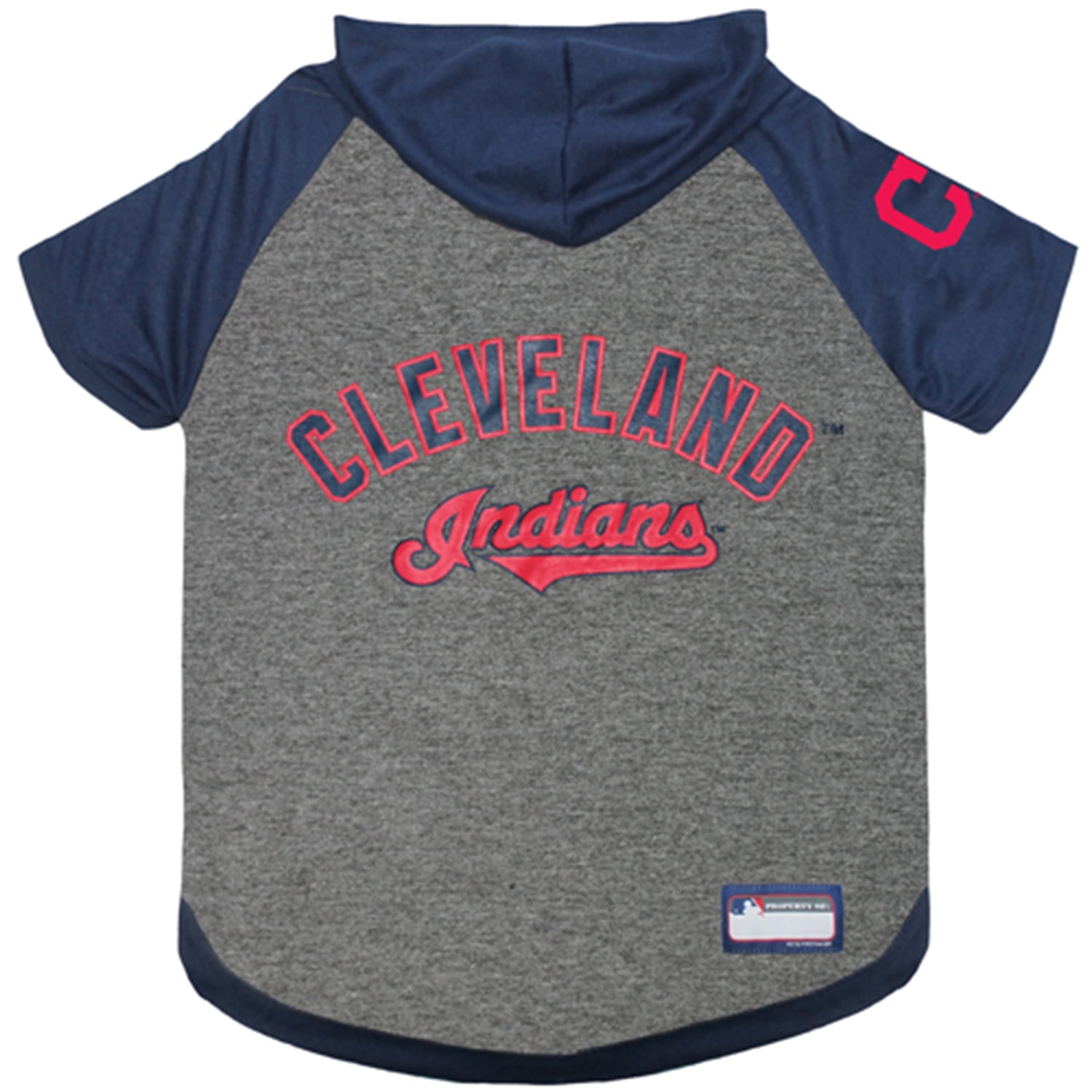 Pets First MLB Cleveland Indians Hoodie Tee Shirt for Dogs and Cats, Warm  and Comfort - Small 
