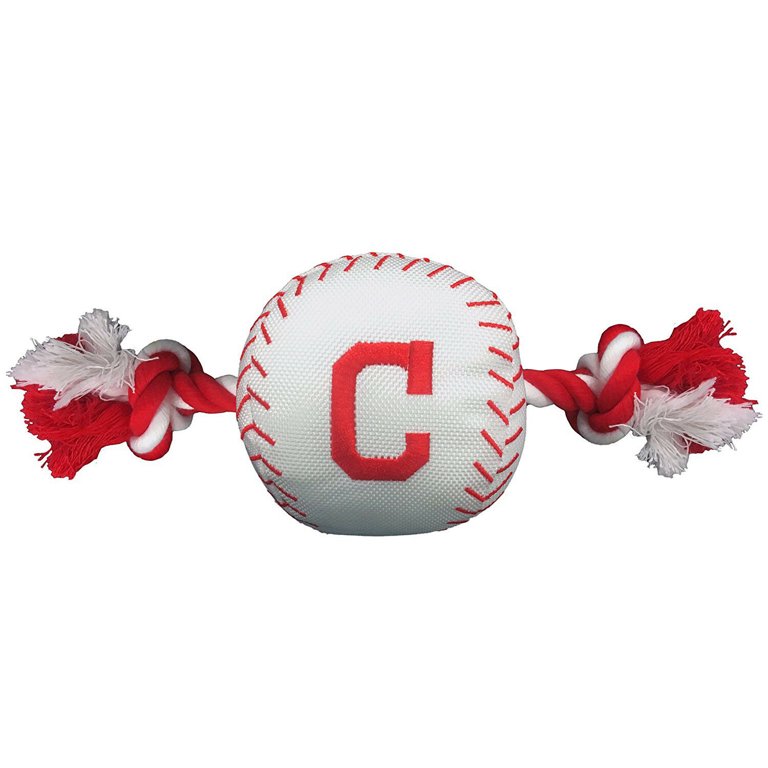 Pets First MLB Cleveland Indians Pet Tube Toy for Dogs and Cats