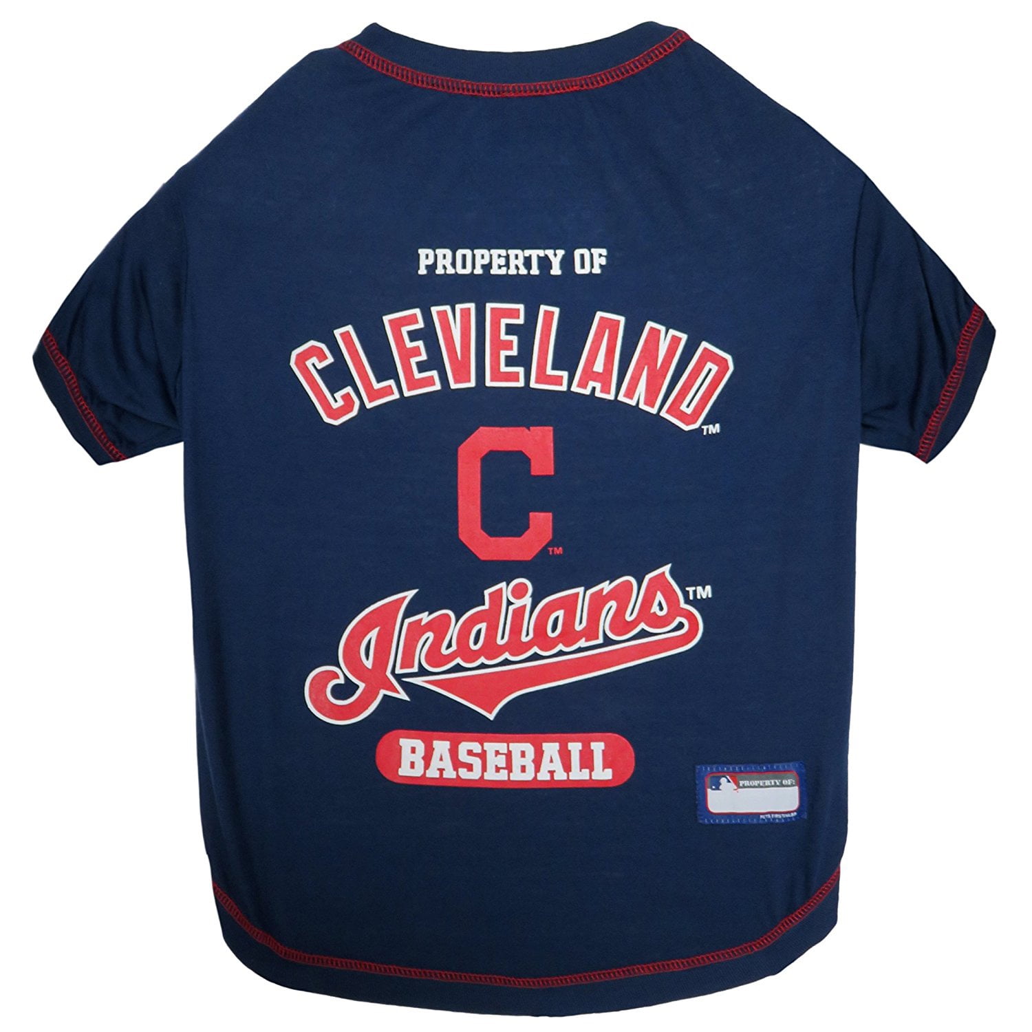 Pets First MLB Cleveland Indians Tee Shirt for Dogs & Cats