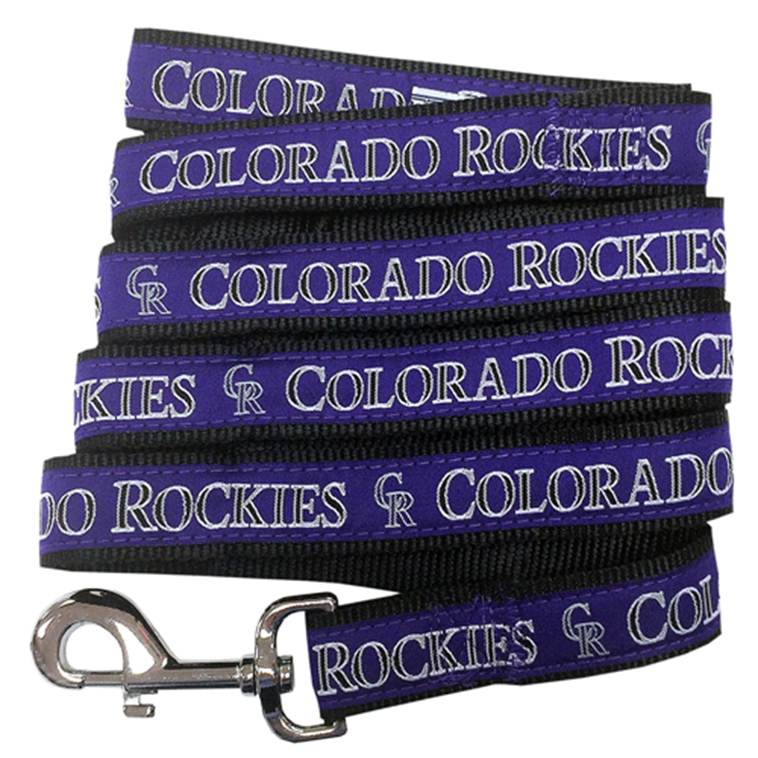 Pets First MLB Colorado Rockies Cats and Dogs Durable Pet Leash, Medium