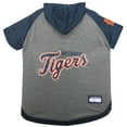thumbnail image 1 of Pets First MLB Detroit Tigers Hoodie Tee Shirt for Dogs and Cats, Warm and Comfort - Extra Small, 1 of 3