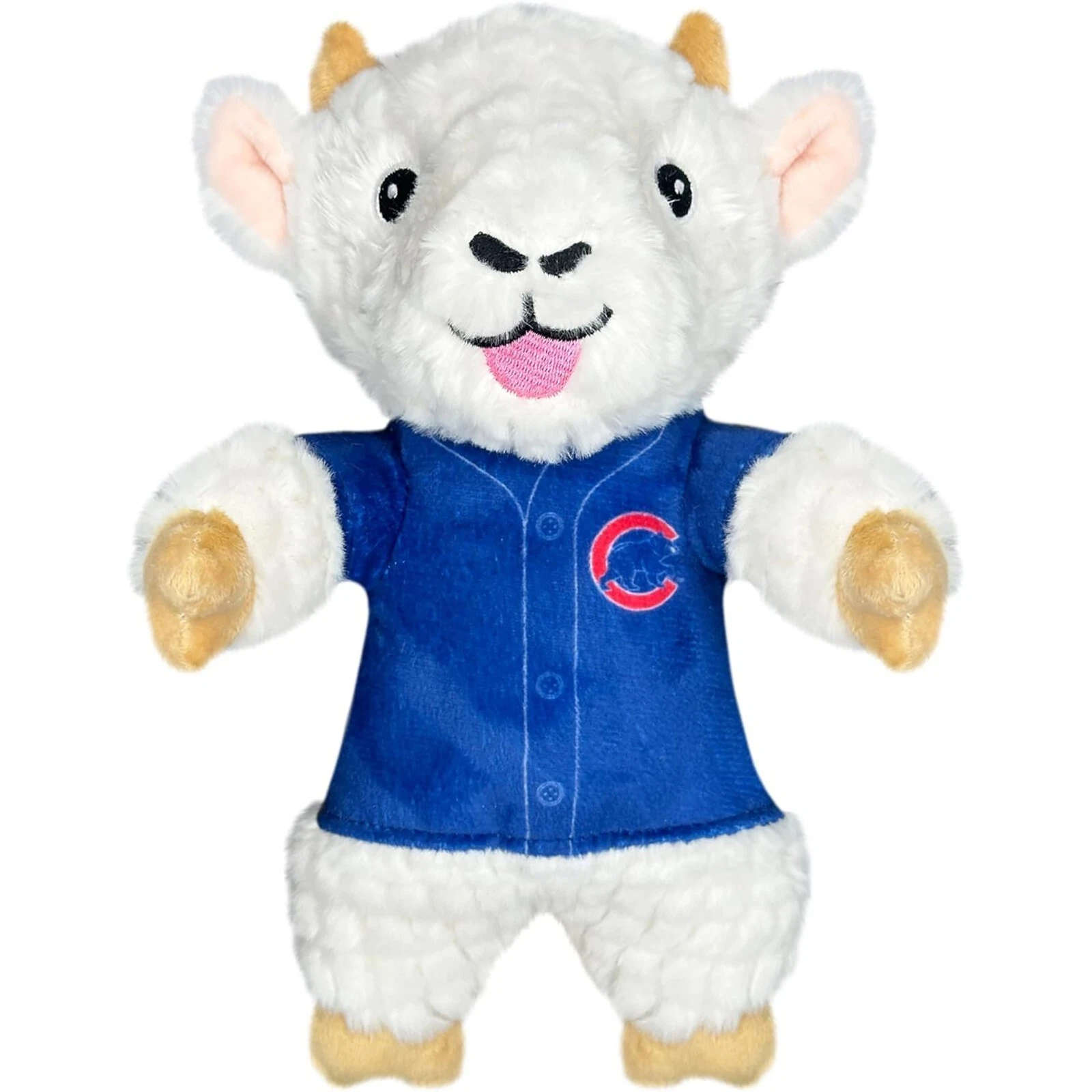 Pets First MLB Goat Plush Toy for Dogs & Cats Squeaky Dog Toy with Squeaker