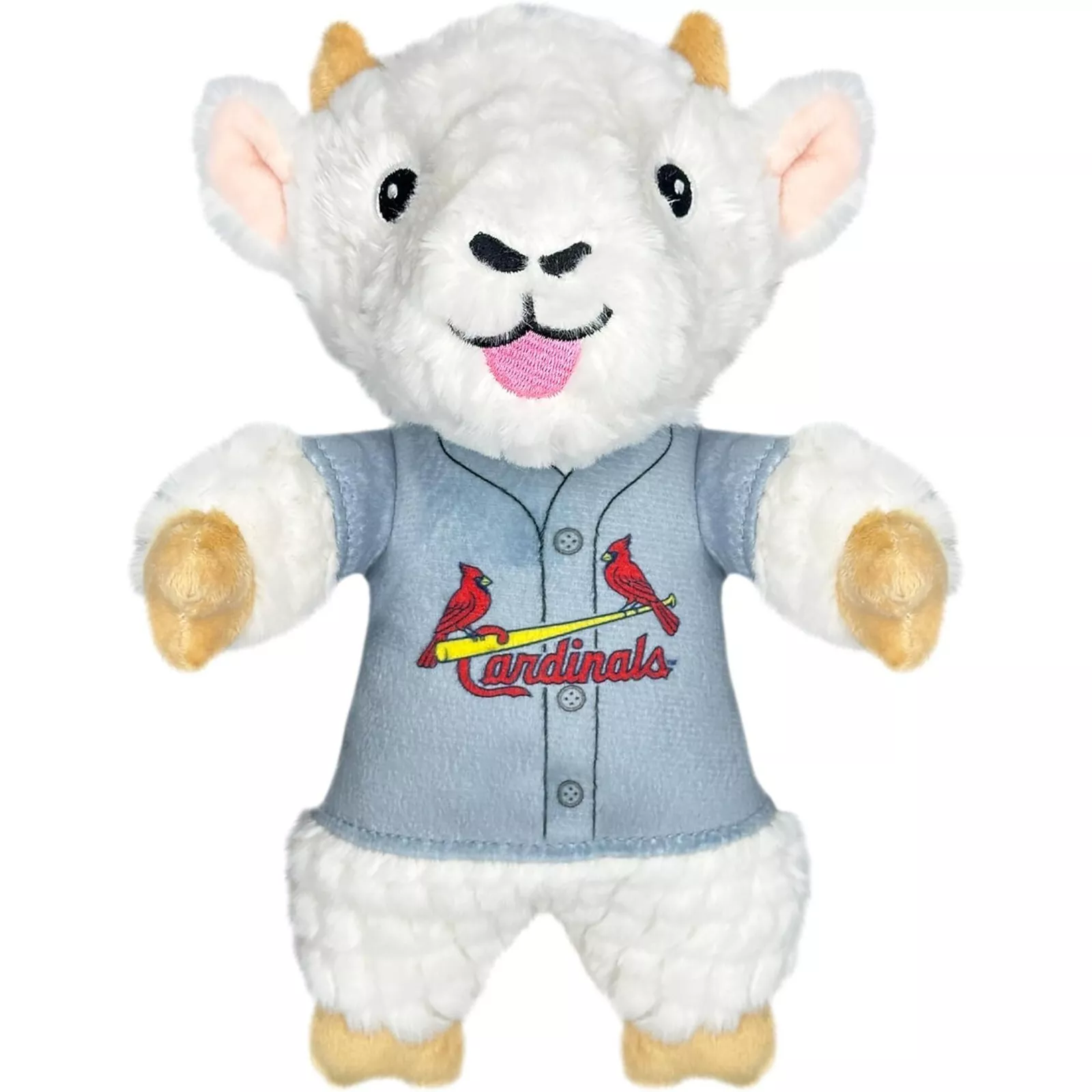 Pets First MLB Goat Plush Toy for Dogs & Cats Squeaky Dog Toy with Squeaker