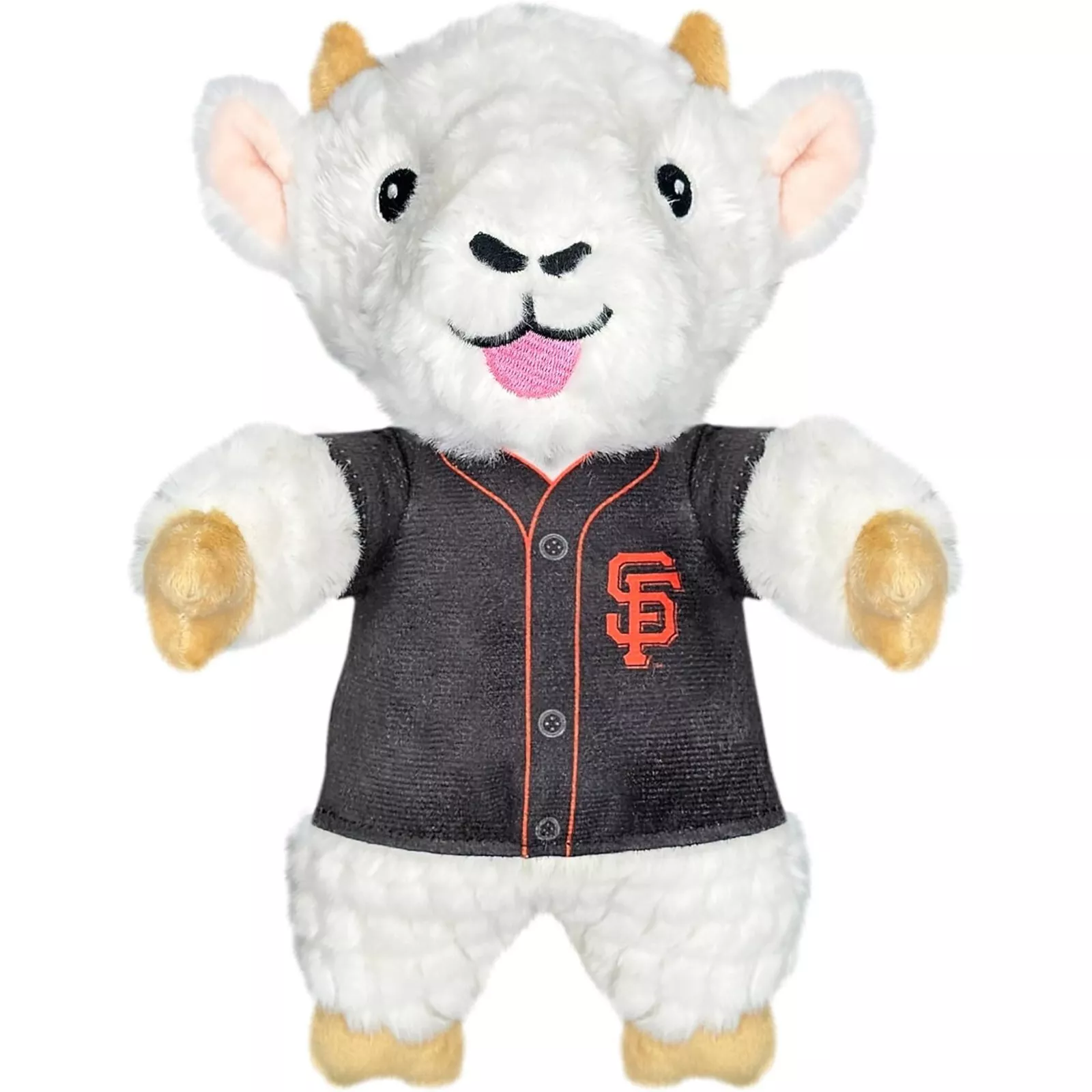 Pets First MLB Goat Plush Toy for Dogs & Cats Squeaky Dog Toy with Squeaker