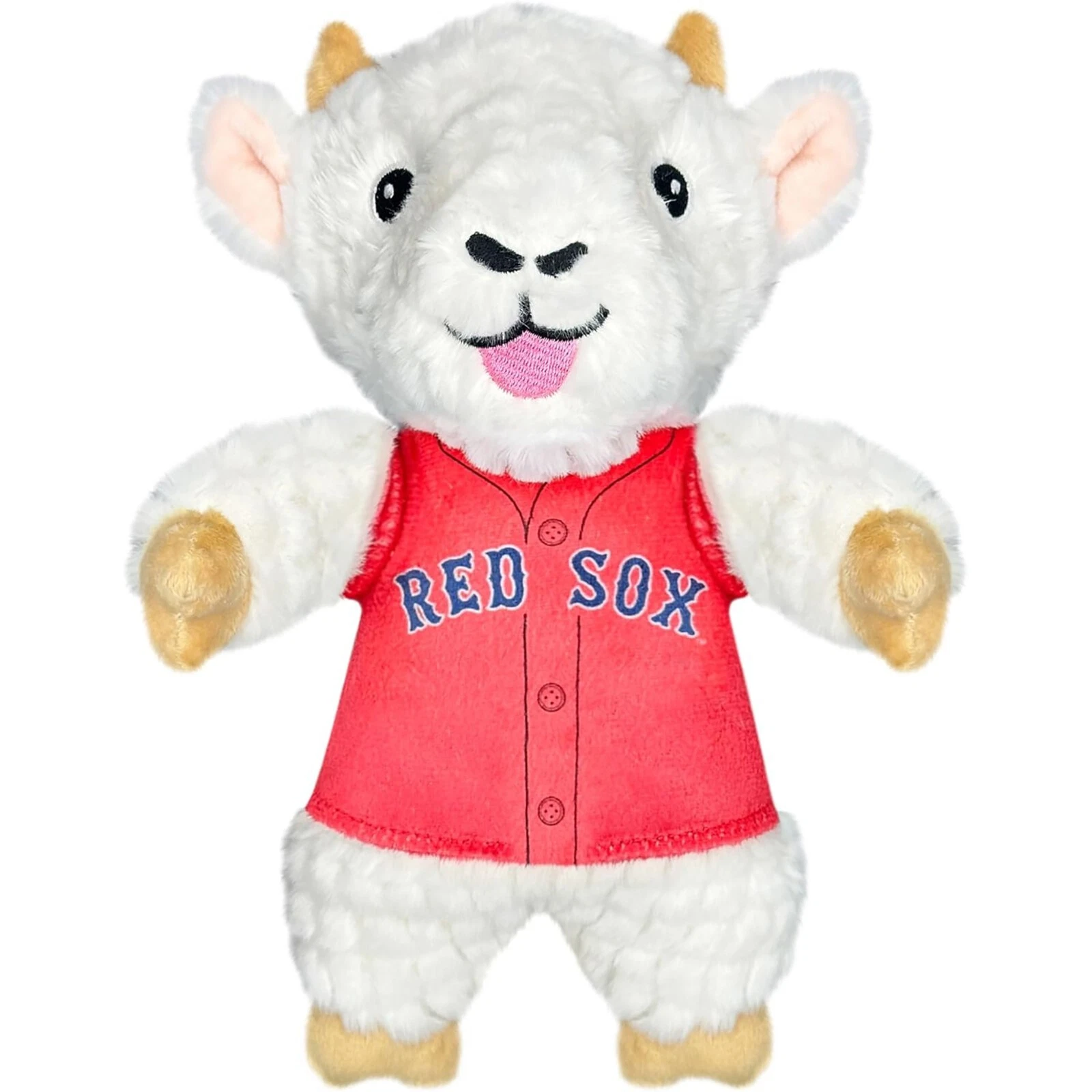 Pets First MLB Goat Plush Toy for Dogs & Cats Squeaky Dog Toy with Squeaker
