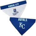 thumbnail image 1 of Pets First MLB Kansas City Royals Reversible Bandana - Dual-Sided Bandana for Cats & Dogs, 1 of 2