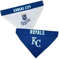 thumbnail image 1 of Pets First MLB Kansas City Royals Reversible Bandana - Dual-Sided Bandana for Cats & Dogs, 1 of 2