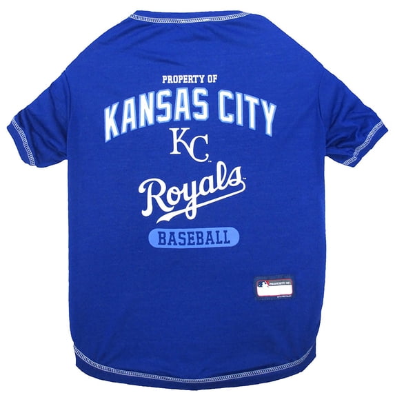 Pets First MLB Kansas City Royals Tee Shirt for Dogs & Cats. Officially Licensed - Extra Large