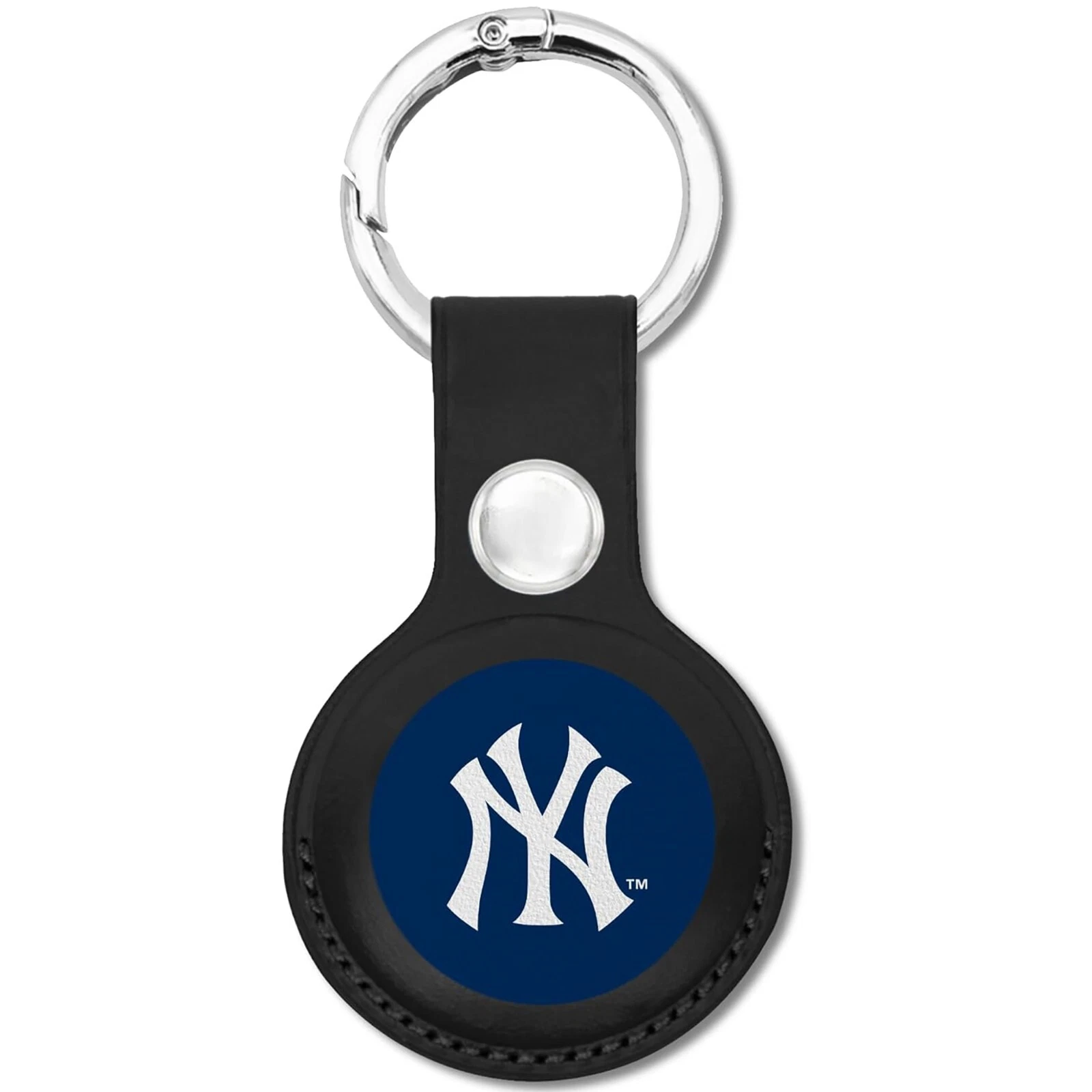 Pets First MLB Keychain Apple Air Tag Holder for Dogs & Cats Leather Airtag Case