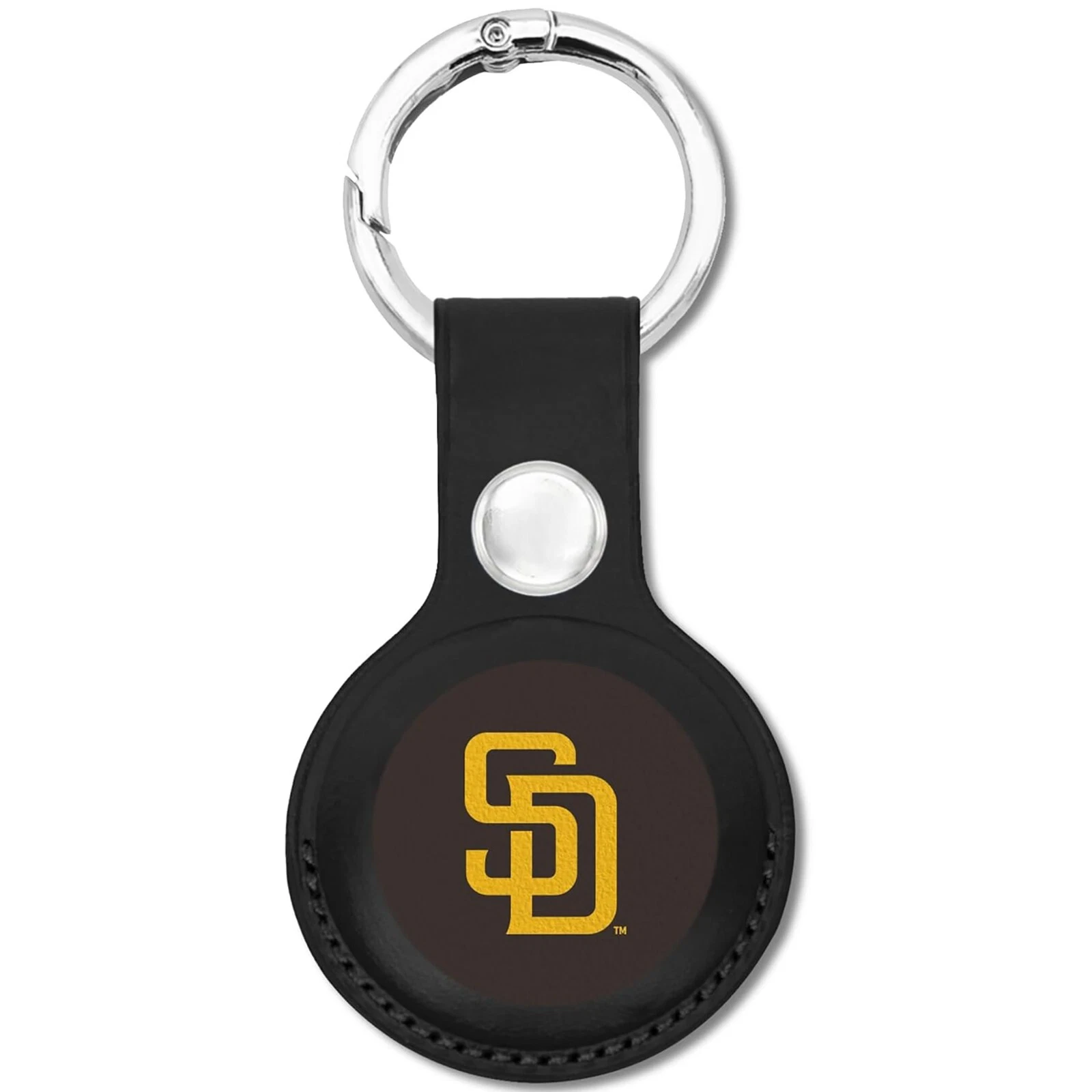 Pets First MLB Keychain Apple Air Tag Holder for Dogs & Cats Leather Airtag Case