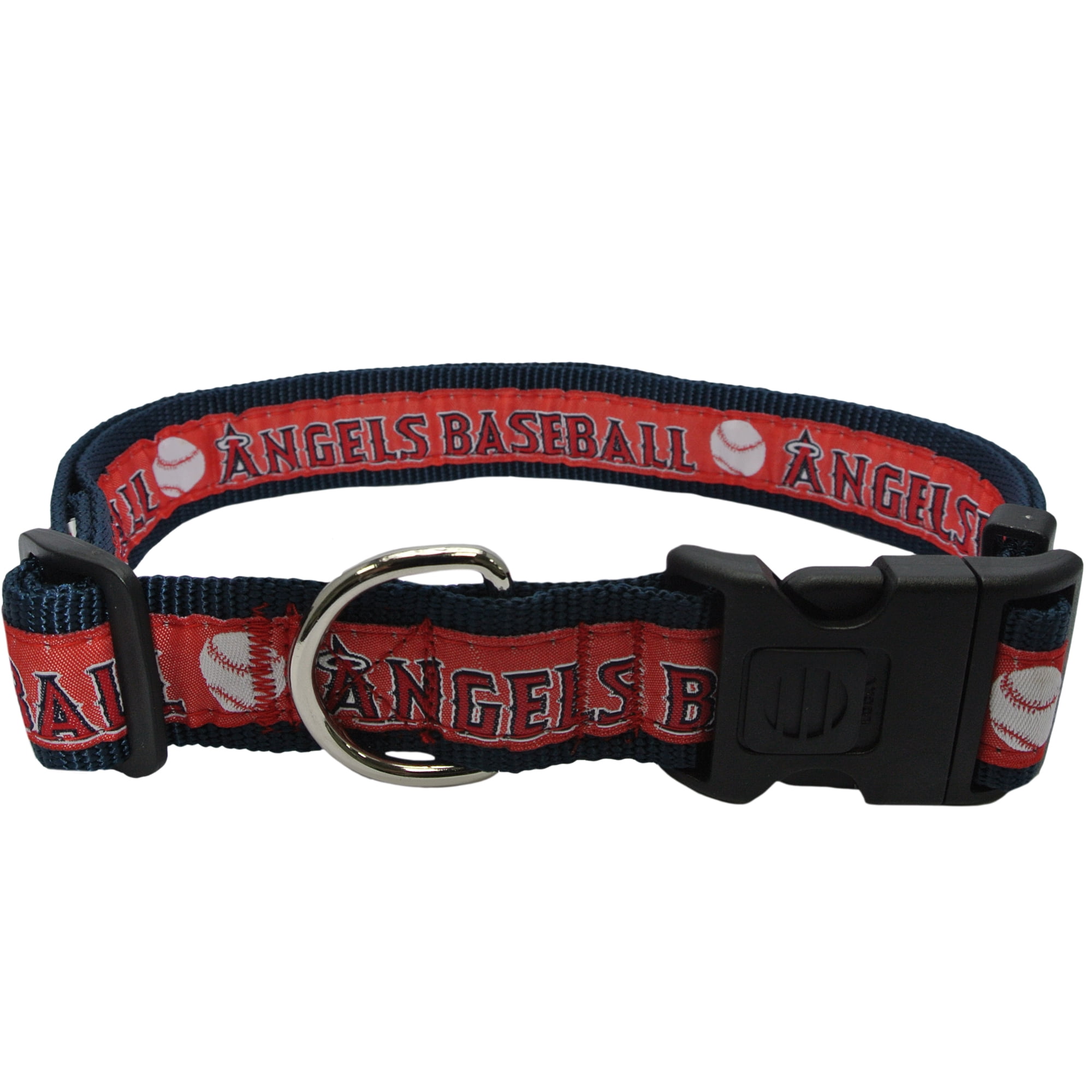 Pets First MLB Los Angeles Angels Dogs and Cats Collar - Heavy-Duty, Durable & Adjustable - Extra Large