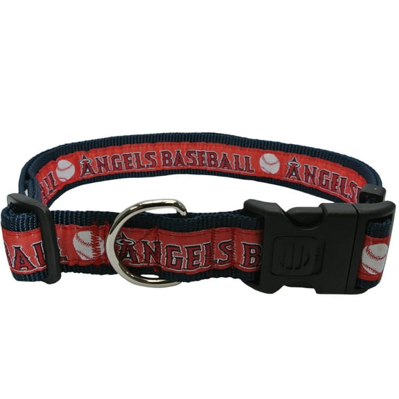 Pets First MLB Los Angeles Angels Dogs and Cats Collar - Heavy-Duty, Durable & Adjustable - Extra Large