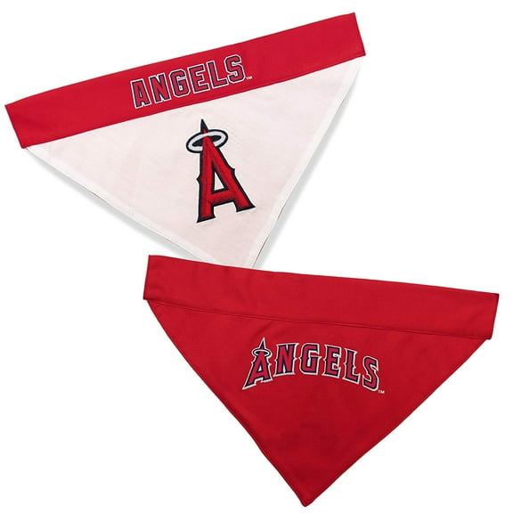 Pets First MLB Los Angeles Angels Reversible Bandana - Dual-Sided Bandana for Cats & Dogs