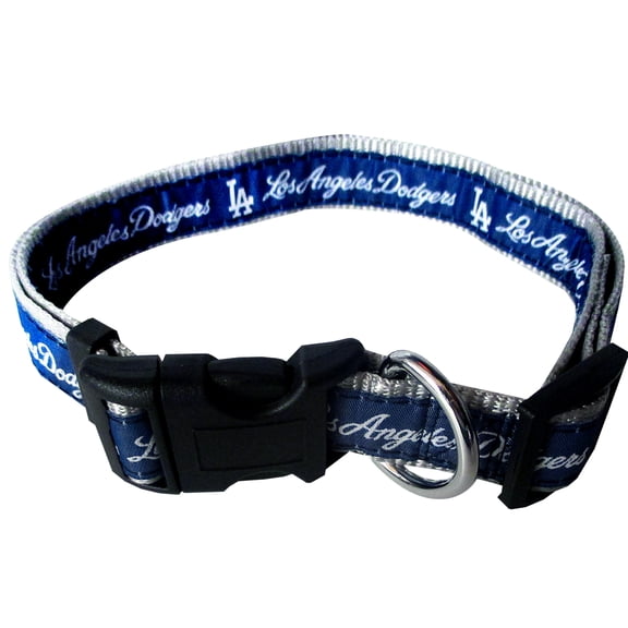 Pets First MLB Los Angeles Dodgers Dogs and Cats Collar - Heavy-Duty, Durable & Adjustable - Small