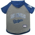 thumbnail image 1 of Pets First MLB Los Angeles Dodgers Hoodie Tee Shirt for Dogs and Cats, Warm and Comfort - Large, 1 of 3