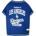thumbnail image 1 of Pets First MLB Los Angeles Dodgers Tee Shirt for Dogs & Cats. Officially Licensed - Small, 1 of 3