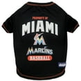thumbnail image 1 of Pets First MLB Miami Marlins Tee Shirt for Dogs & Cats. Officially Licensed - Extra Small, 1 of 3