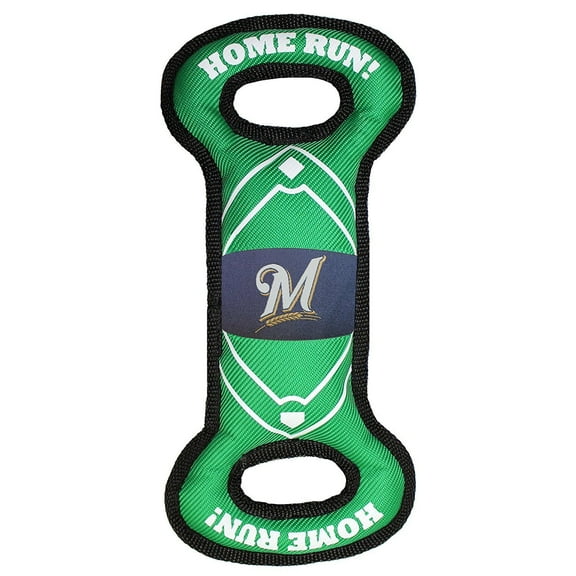 Pets First MLB Milwaukee Brewers Dogs & Cats Durable and Heavy Duty Nylon Field Toy