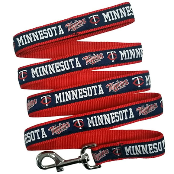 Pets First MLB Minnesota Twins Cats and Dogs Durable Pet Leash, Medium