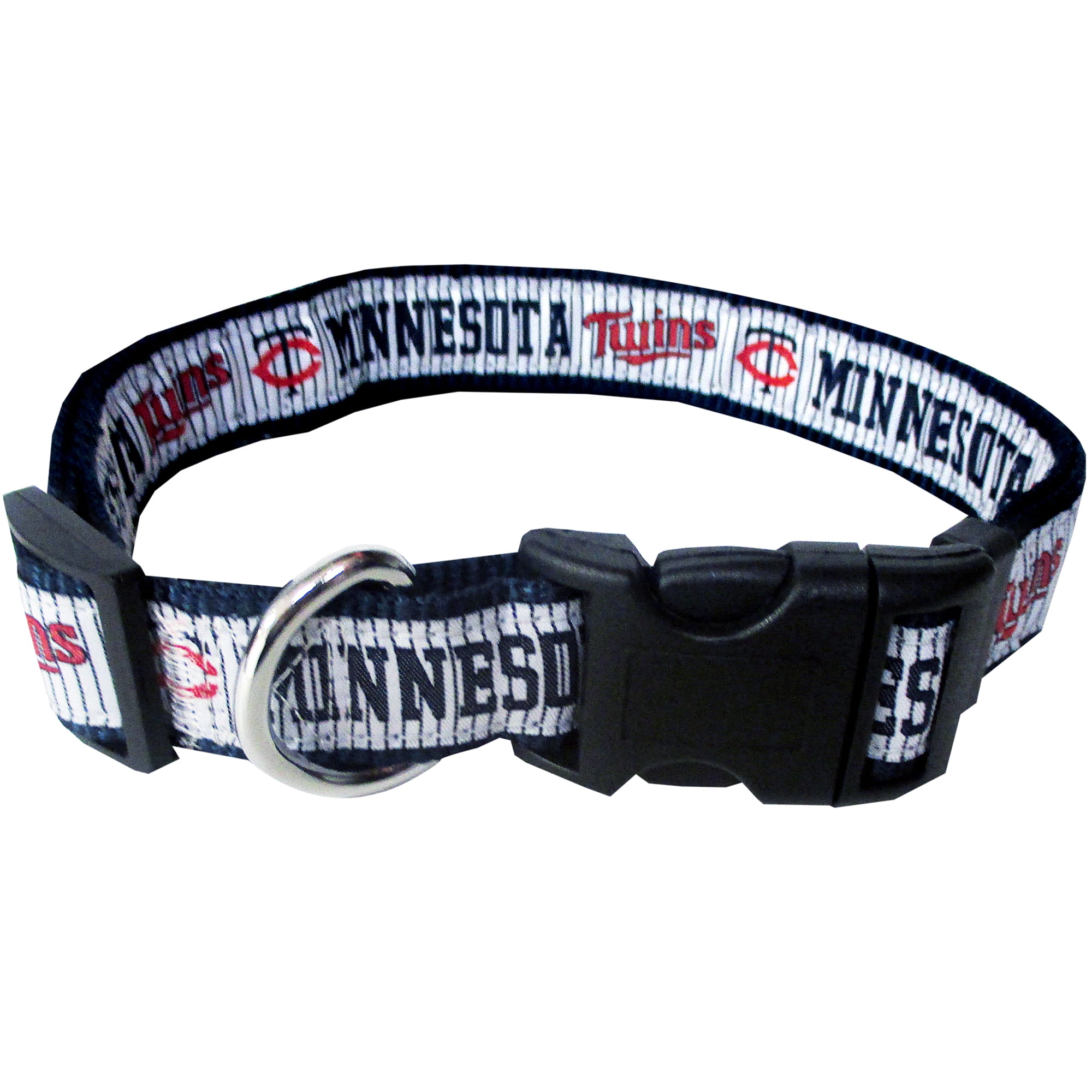 Pets First MLB Minnesota Twins Dogs and Cats Collar - Heavy-Duty, Durable & Adjustable - Medium