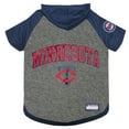 thumbnail image 1 of Pets First MLB Minnesota Twins Hoodie Tee Shirt for Dogs and Cats, Warm and Comfort - Extra Small, 1 of 3
