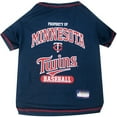 thumbnail image 1 of Pets First MLB Minnesota Twins Tee Shirt for Dogs & Cats. Officially Licensed - Extra Small, 1 of 3