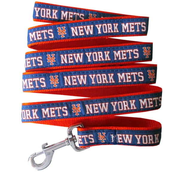 Pets First MLB New York Mets Cats and Dogs Durable Pet Leash, Small