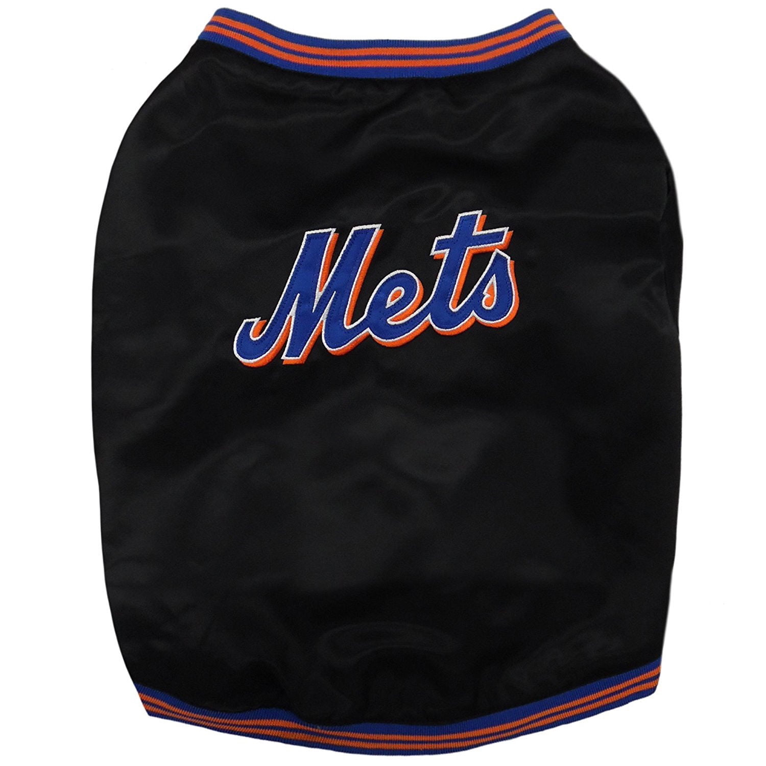 Pets First MLB New York Mets Dugout Jacket for Dogs and Cats - Large 