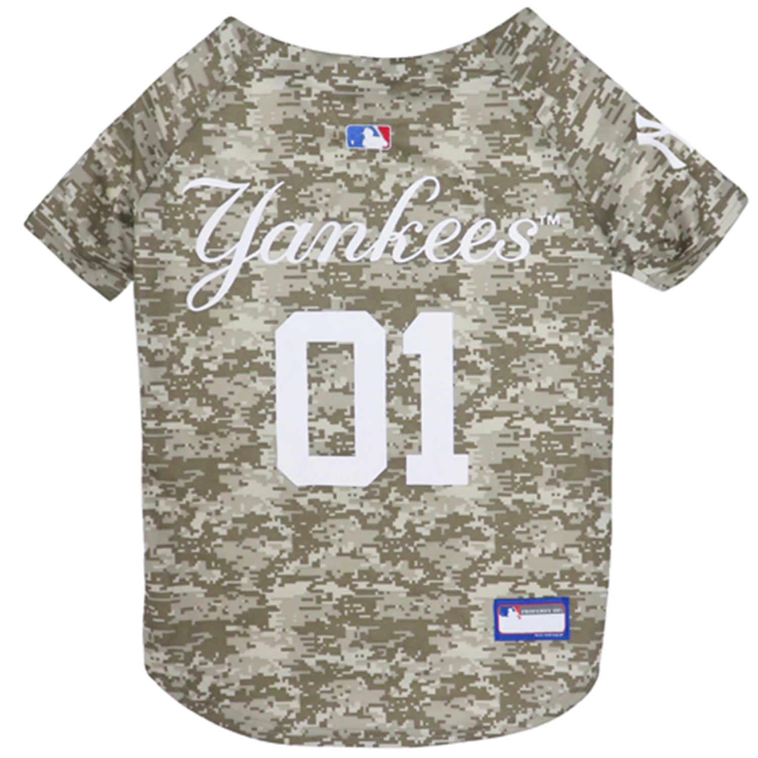 Pets First MLB New York Yankees Camouflage Jersey For Dogs, Pet