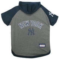 Pets First MLB New York Yankees Hoodie Tee Shirt for Dogs and Cats, Warm and Comfort - Medium