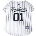 thumbnail image 1 of Pets First MLB New York Yankees Mesh Jersey for Dogs and Cats - Licensed Soft Poly-Cotton Sports Jersey - Extra Small, 1 of 5