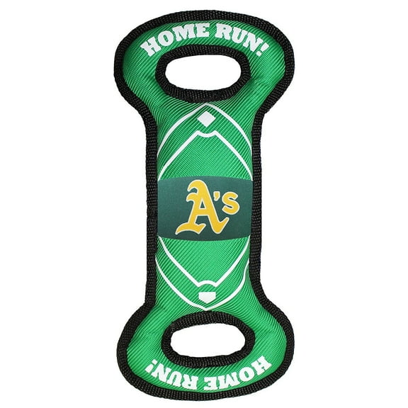 Pets First MLB Oakland Athletics Dogs & Cats Durable and Heavy Duty Nylon Field Toy